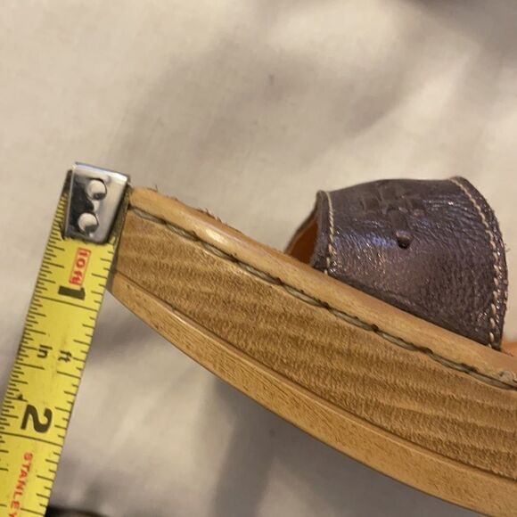 TSONGA PEWTER/BRONZE MULES.  LIGHTWEIGHT.  COMFY.  NEW - Picture 7 of 10